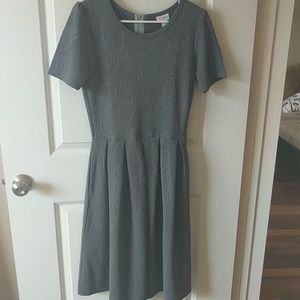 Lularoe Amelia dress in gray